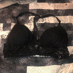 Victoria secret black lace bralette